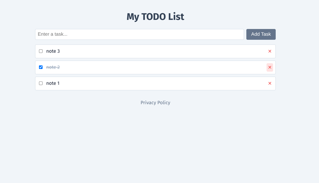 SvelteKit Todo App